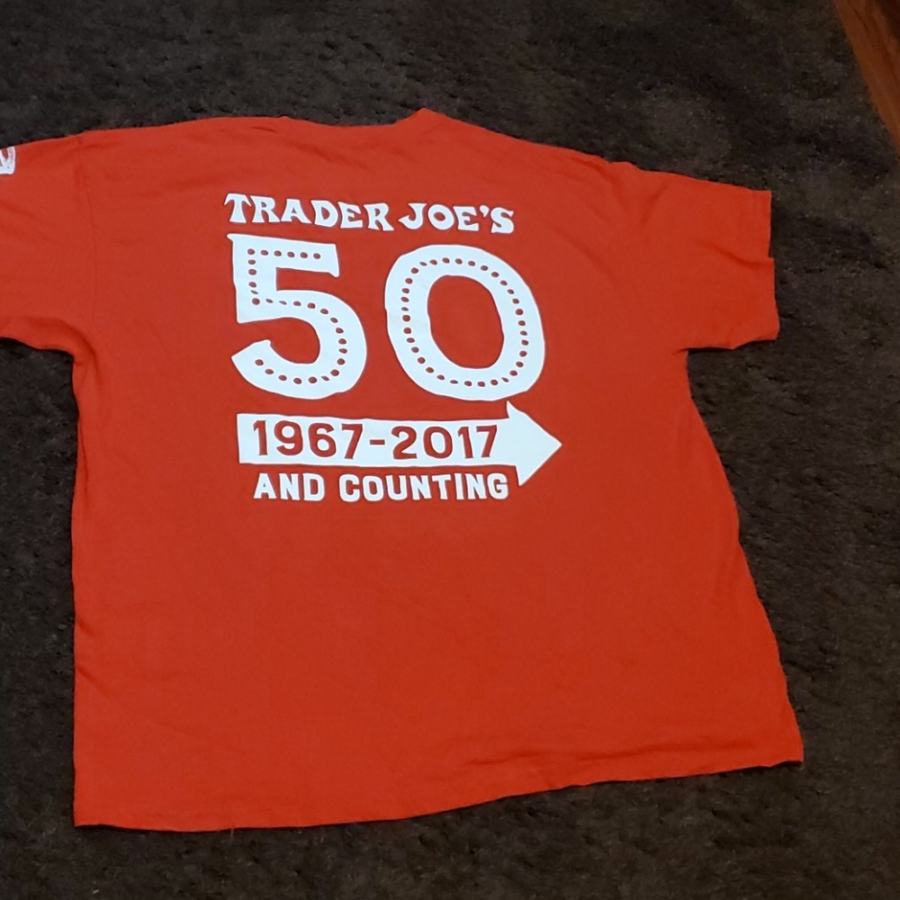 Trader Joes T Shirt Size 50 year anniversary
